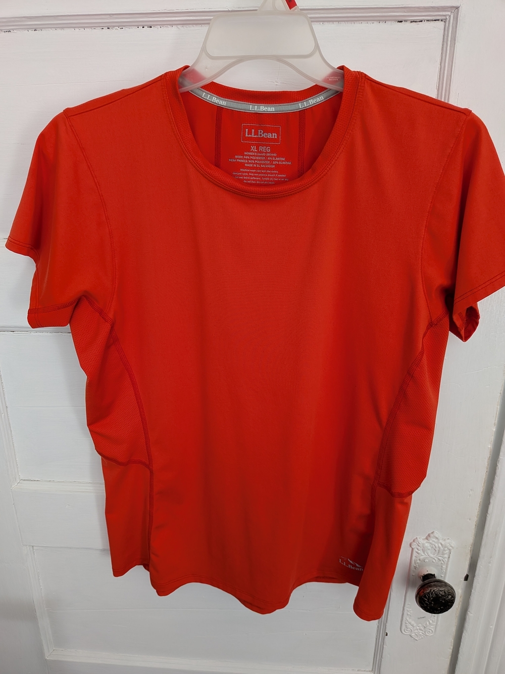 L.L. Bean Women’s Orange Short-Sleeve Active Wear Performance Tee SZ.XL
